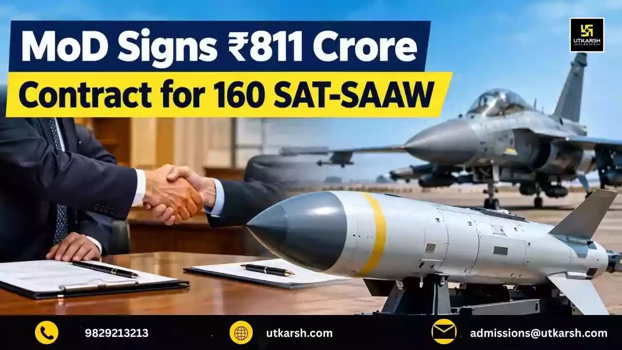 MoD Signs ₹811 Crore Contract with BDL for 160 SAT-SAAW Weapons for IAF