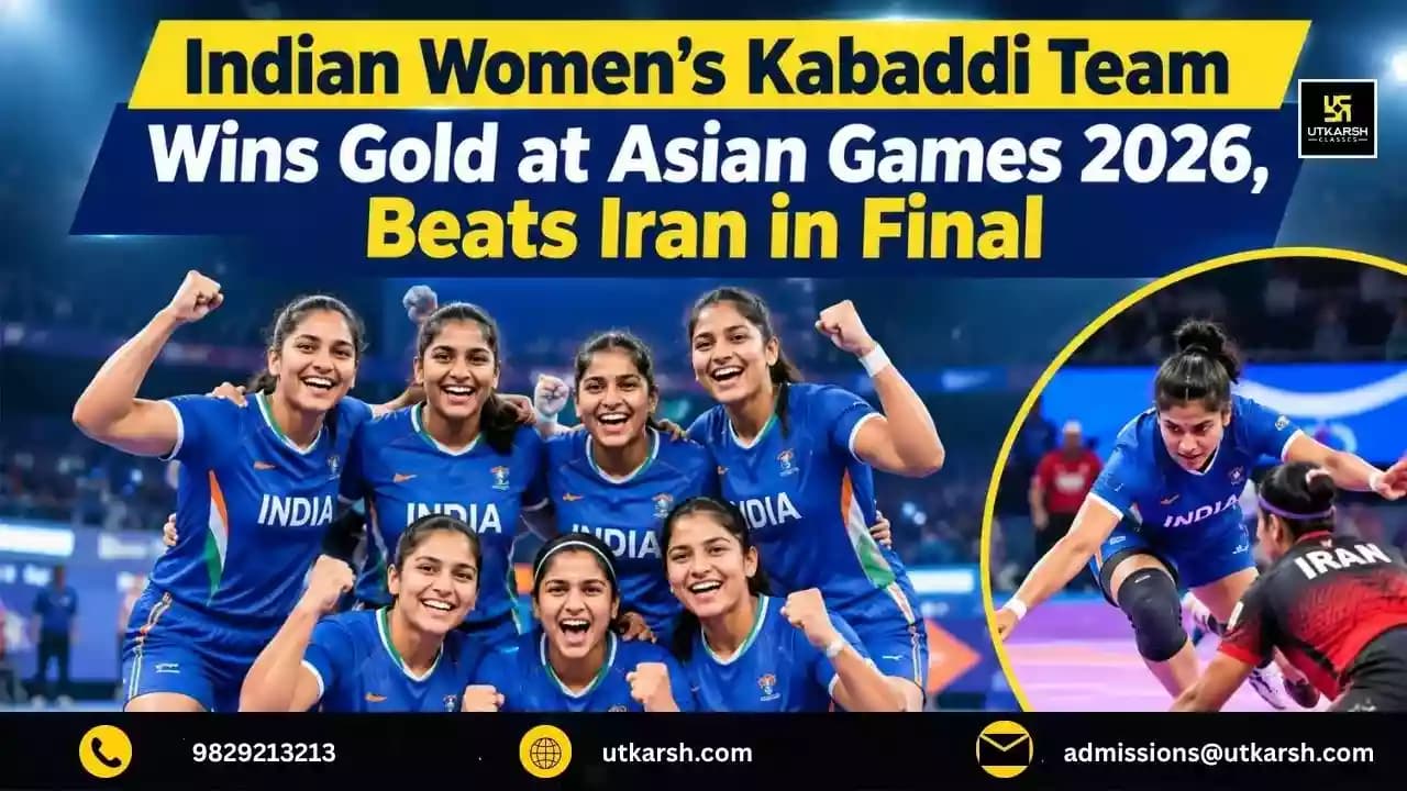 Indian Women's Kabaddi Team Wins Gold at Asian Games 2026, Beats Iran in Final