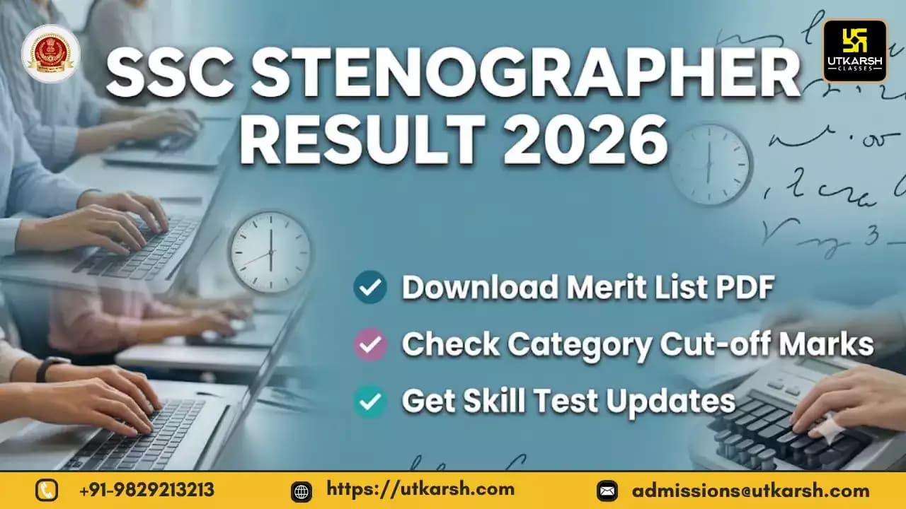 SSC Stenographer Result 2026 Soon: Download Merit List, Cut-off Marks