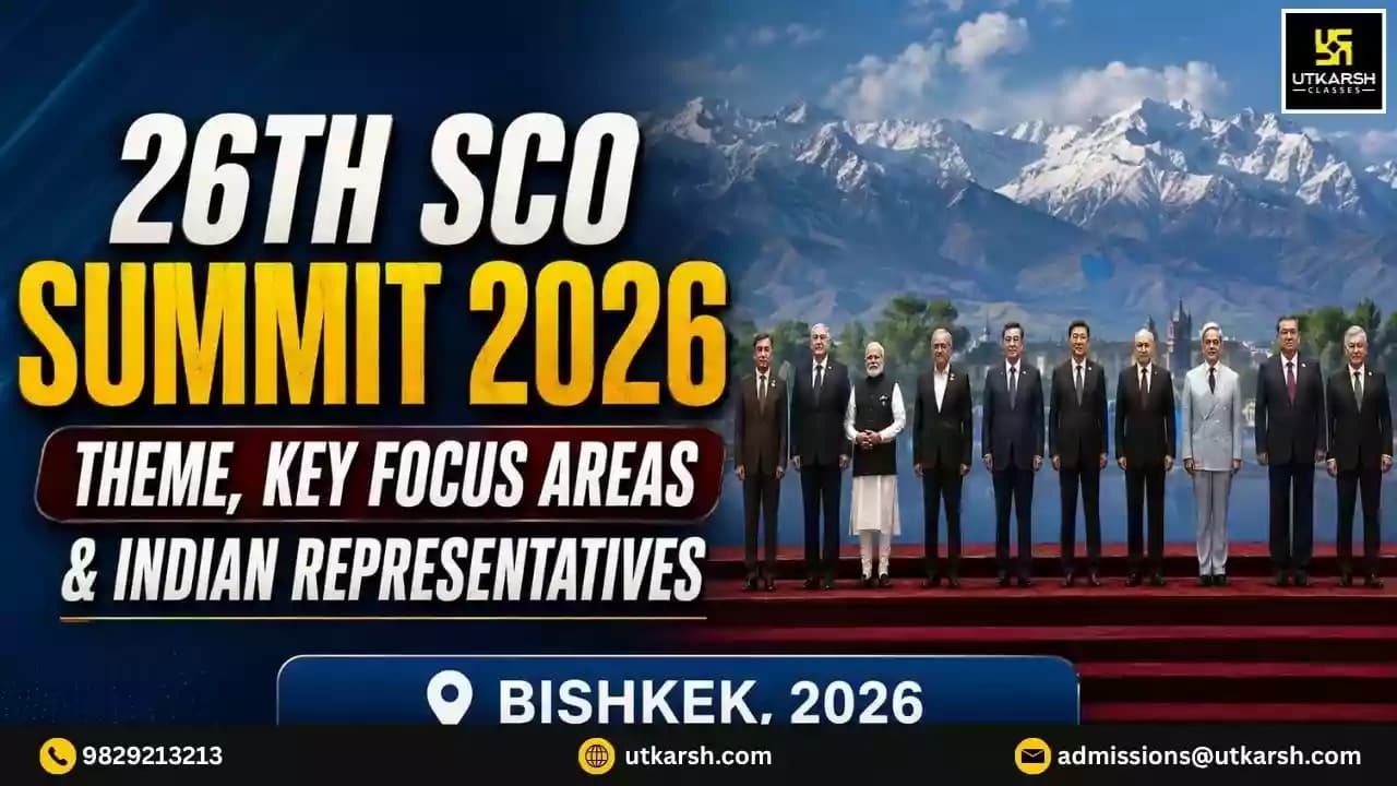 26th SCO Summit, Bishkek, 2026: Theme, Key Focus Areas and Indian Representatives