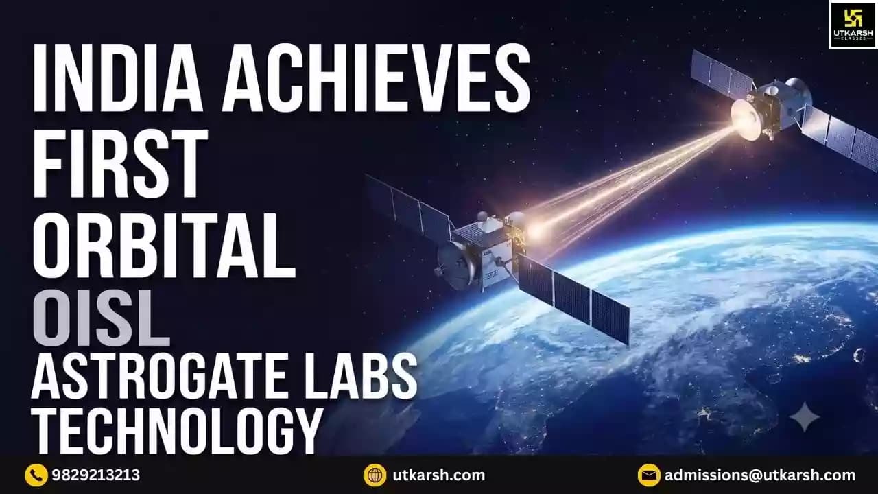 Astrogate Labs Develops India's First Indigenous Optical Inter-Satellite Link in Orbit (OISL)