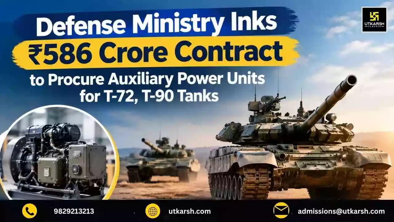 Defense Ministry Inks ₹586 Crore Contract to Procure Auxiliary Power Units for T-72, T-90 Tanks