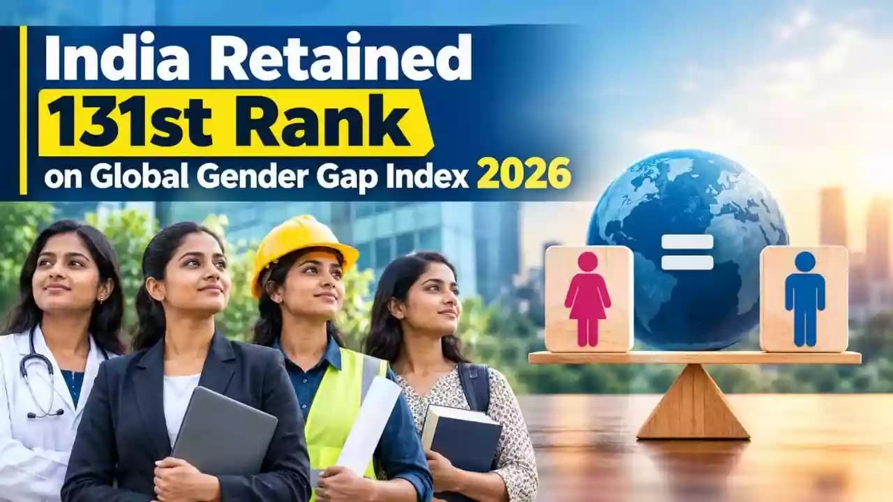 India Retained 131st Rank on Global Gender Gap Index 2026