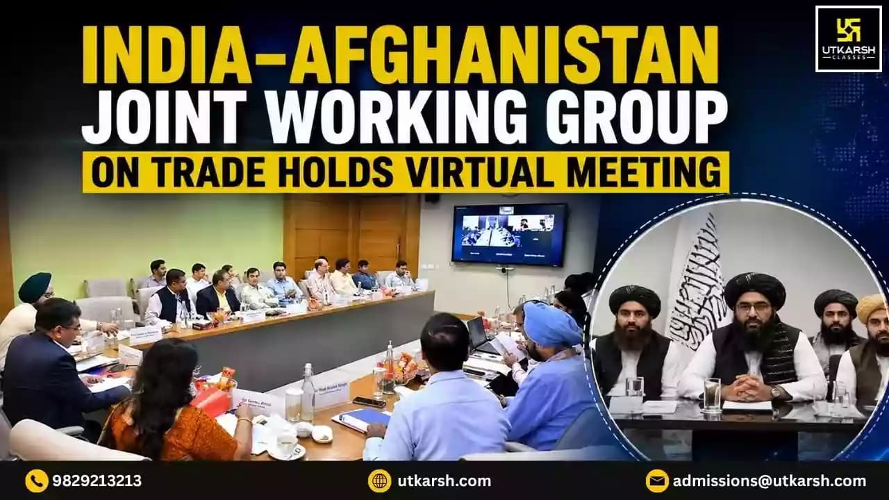 India–Afghanistan Joint Working Group on Trade Holds Virtual Meeting