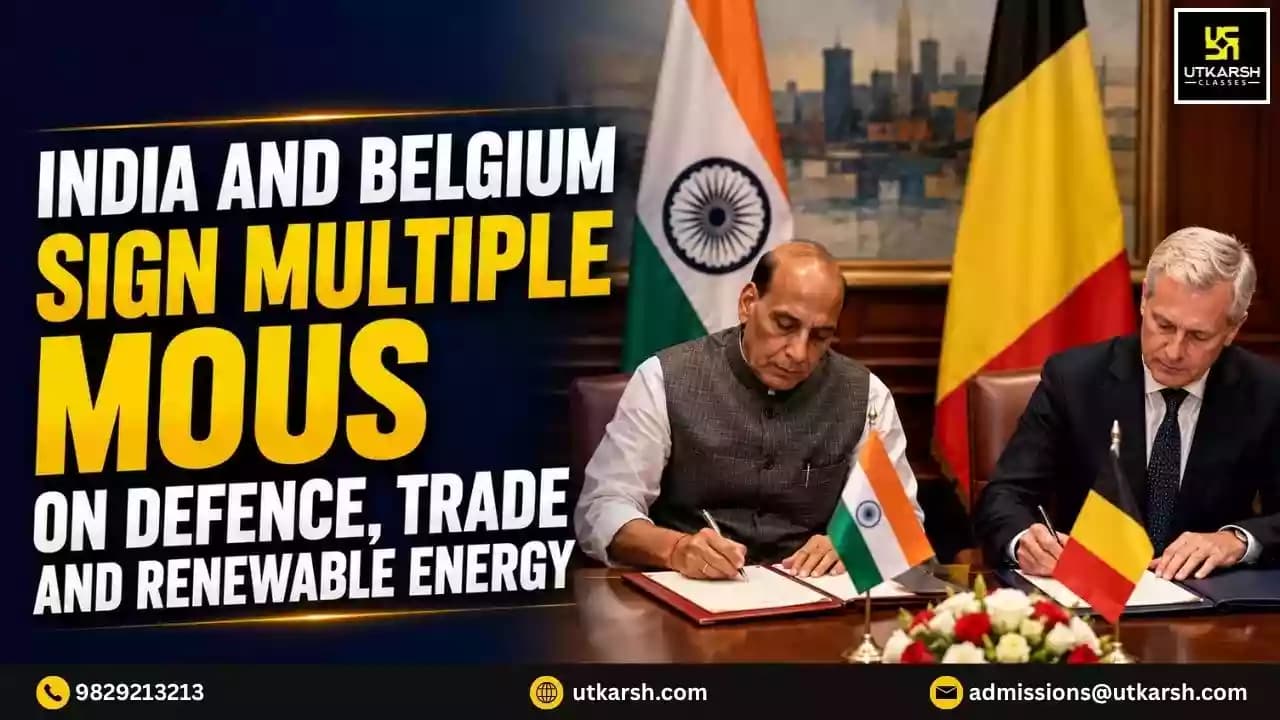India and Belgium Sign Multiple MoUs on Defence, Trade and Renewable Energy