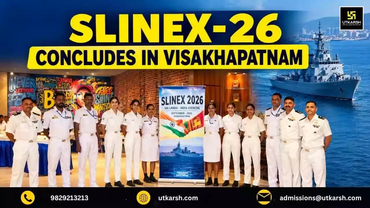 SLINEX-26: 13th India-Sri Lanka Maritime Exercise Concluded in Visakhapatnam
