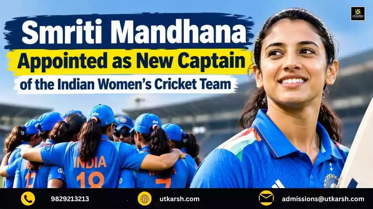 Smriti Mandhana Appointed as New Captain of the Indian Women's Cricket Team