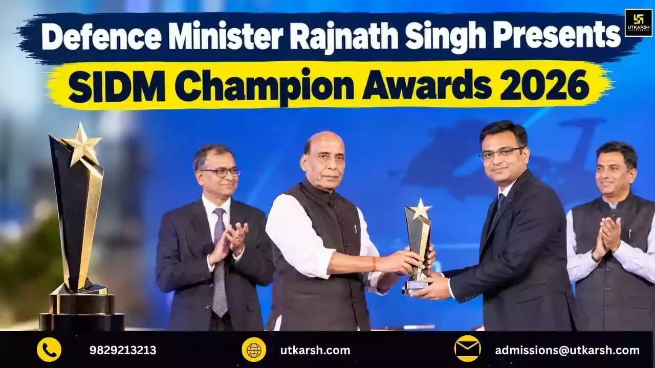 Defence Minister Rajnath Singh Presents SIDM Champion Awards 2026
