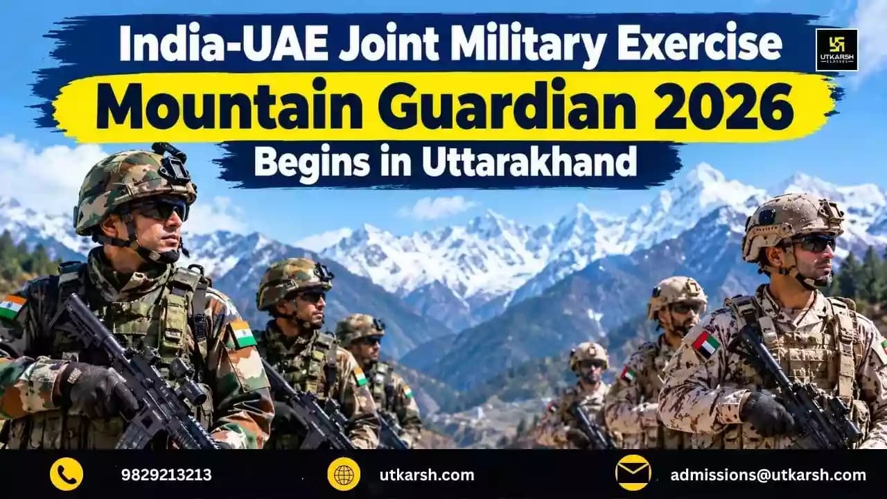 India-UAE Joint Military Exercise Mountain Guardian 2026 Begins in Uttarakhand