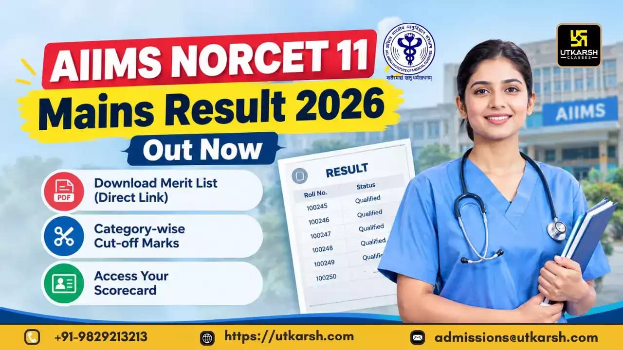Download NORCET 11 Result 2026: Cut-off Marks & Direct Mains Scorecard