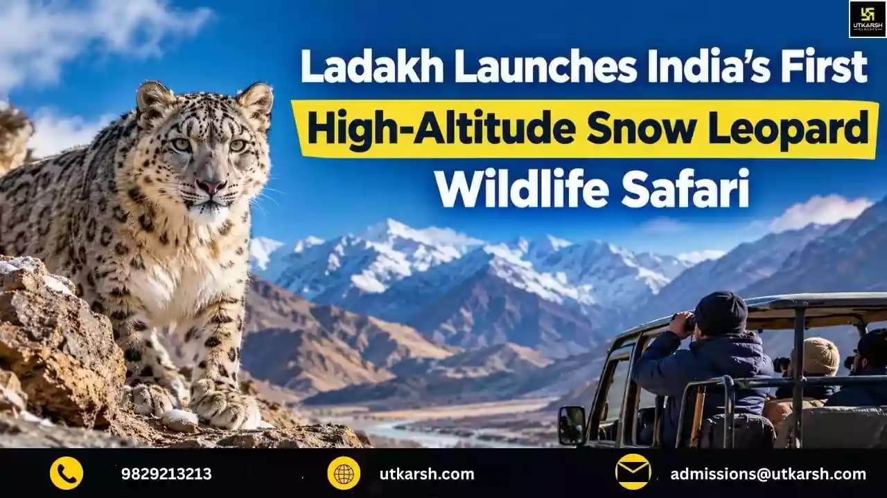 Ladakh Launches India’s First High-Altitude Snow Leopard Wildlife Safari