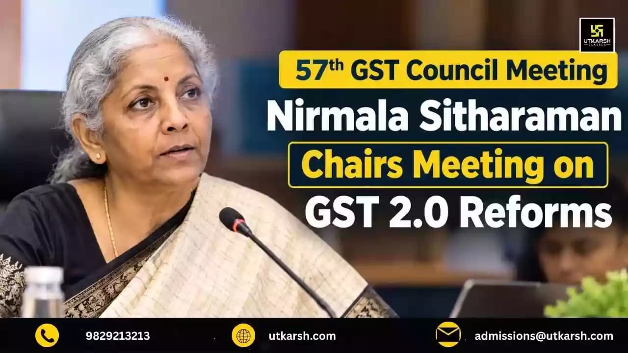 57th GST Council Meeting: Nirmala Sitharaman Chairs Meeting on GST 2.0 Reforms