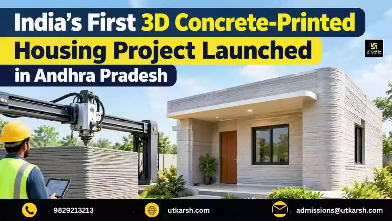 India's First 3D Concrete-Printed Housing Project Launched in Andhra Pradesh