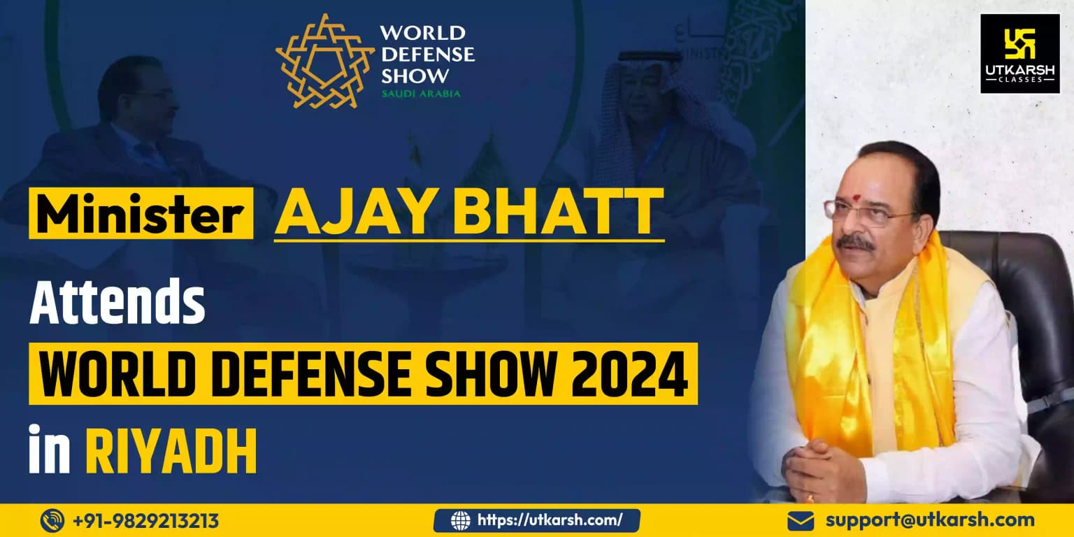 Mos Riyadh MoS Defense Ajay Attend 'World Defence Show 2024' visit to Riyadh
