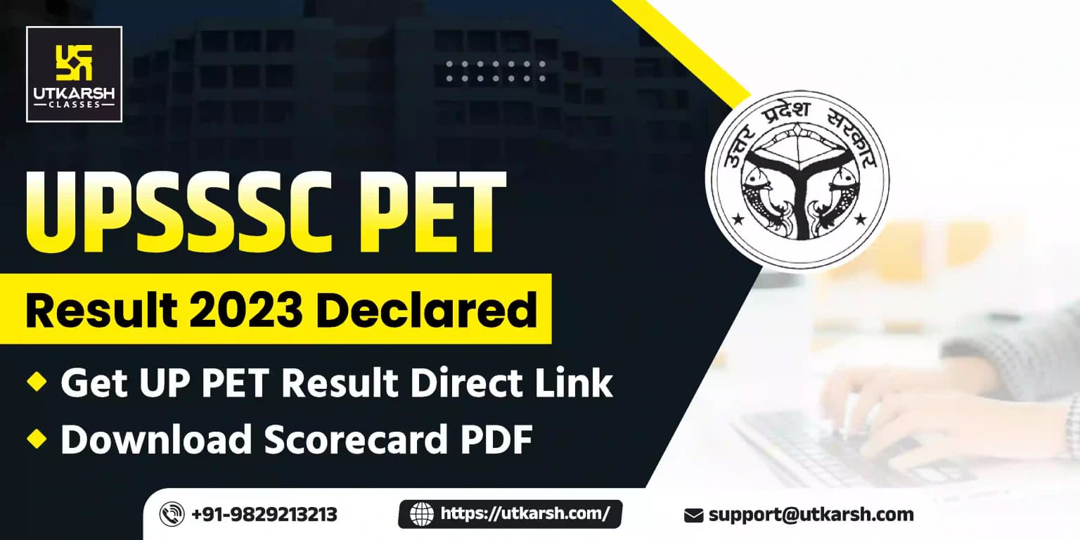 UP PET 2023 Result Declared at UPSSSC’s Website - Download Scorecard PDF